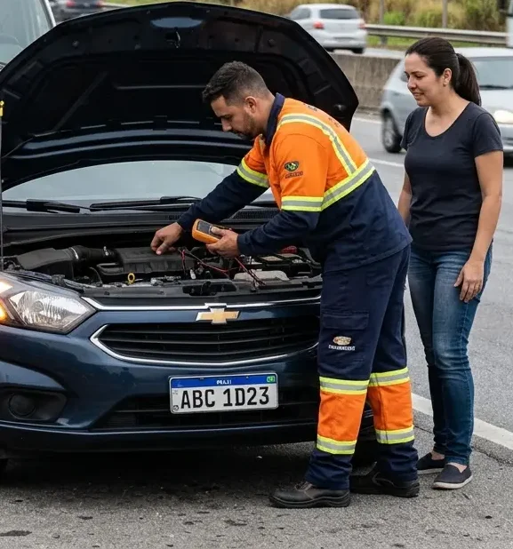 Socorro veicular em Chapecó — atendimento profissional no local